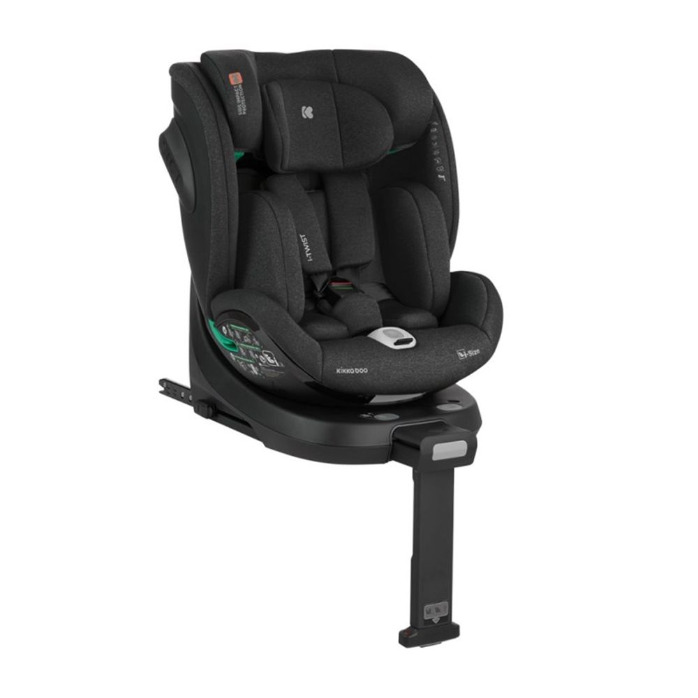 Kikka Boo Autosjedalica i-Twist 40-150cm i-Size Isofix, Black slika 1