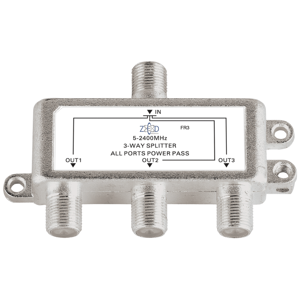 ZED electronic Antenski razdjelnik 1 ulaz - 3 izlaza, 5-2400MHz - FR3 slika 2