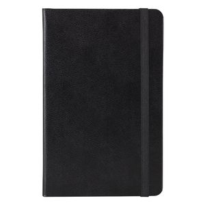 TOTO MINI, A6 notes sa elastičnom trakom, crni