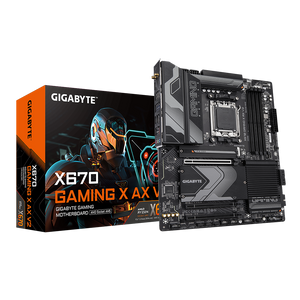 Gigabyte X670 GAMING X AX V2 AM5, X670 Chipset, 4 x DDR5, 1x PCIe 5.0 x4 and 3xPCIe 4.0 x4 M.2 Connectors