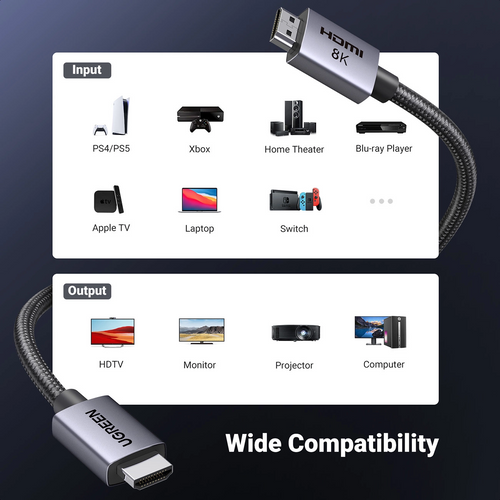 Ugreen 8K Ultra HDMI 2.1 cable - 3M slika 7