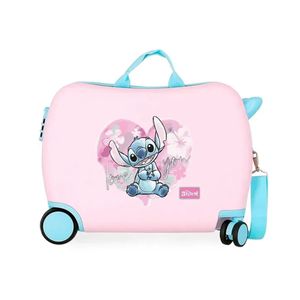 Disney dječji kofer "Stich Heart", 50 cm, ABS, 4989841, roze