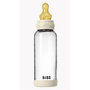 Bibs Staklena flašica za bebe Latex 240ml, Medium Flow Ivor
