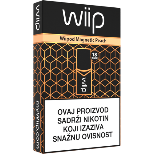 Wiipod Magnetic, Peach 18mg (1.8 ml) slika 1