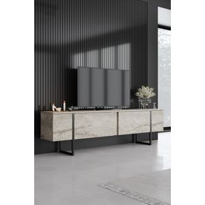 Luxe - Crni TV Stalak od Travertina