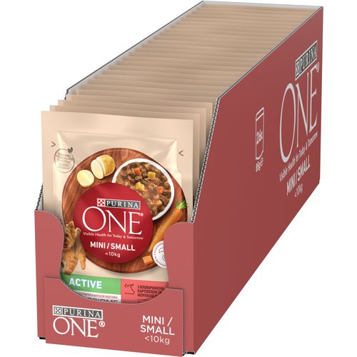 Purina ONE® Active s okusom govedine, krumpira i mrkve, 26x100g slika 2