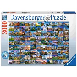 Ravensburger Puzzle 99 Najljepših mjesta u Europi - 3000 komada