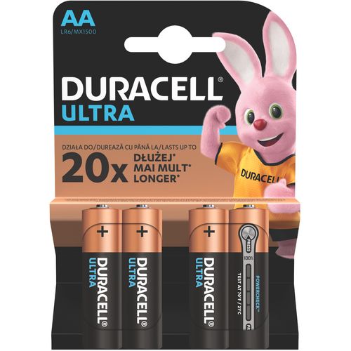 Duracell baterije ULTRA AA K4 slika 1
