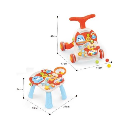 BBO Toys 2U1 Guralica I Sto Sa Aktivnostima 12M+ (HE0829) slika 1