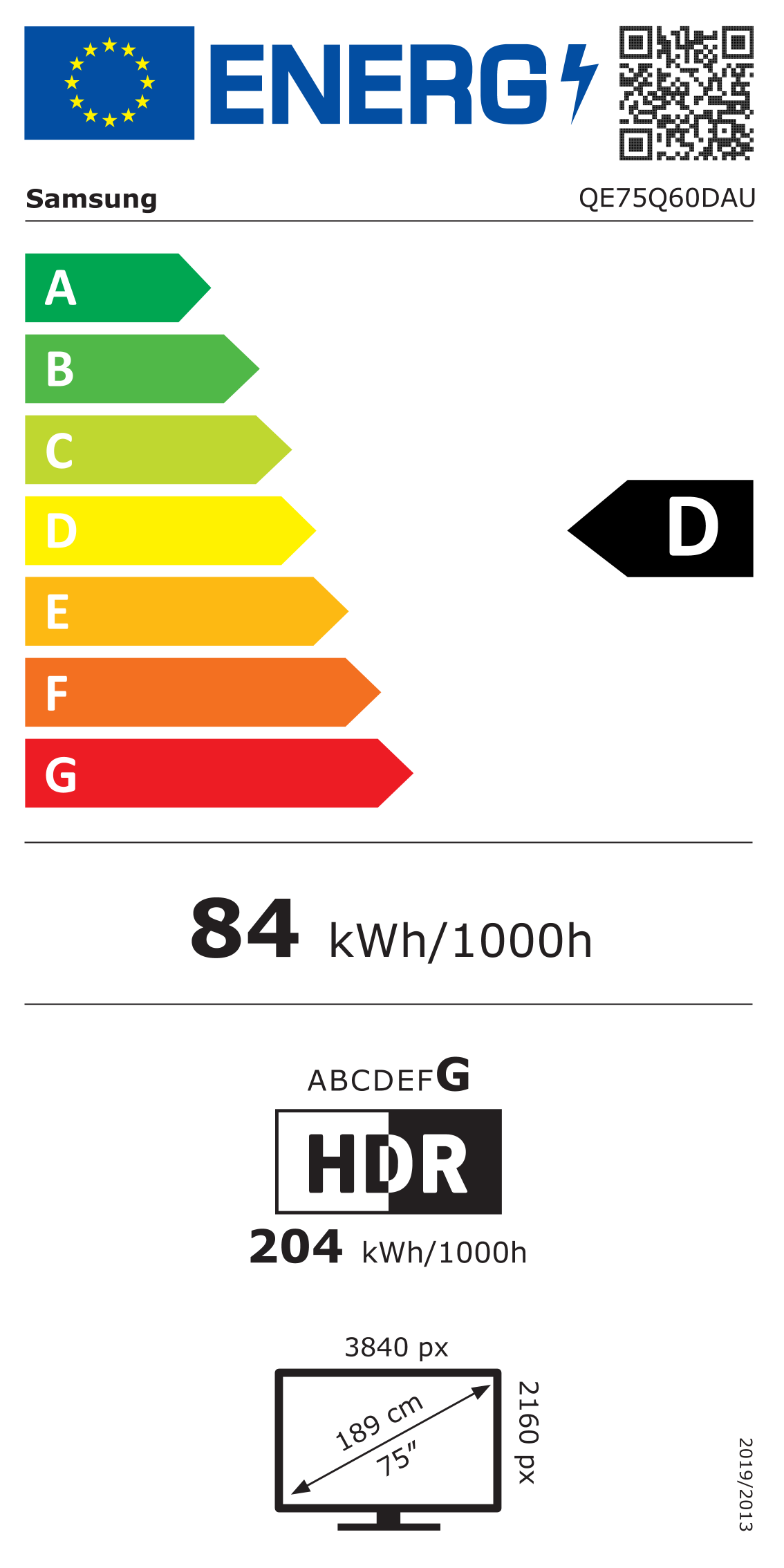 Energetski certifikat D