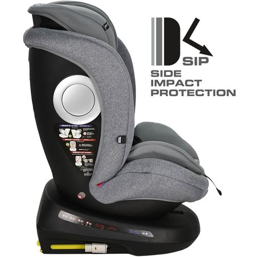 Bebe Stars autosjedalica Levante 360° 0-36kg ISOFIX - Grey slika 3