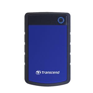 Transcend TS1TSJ25H3B External HDD 1TB, H3B , USB3.0, 2.5", Anti-shock system, Backup software, 216 gr, Black/Blue