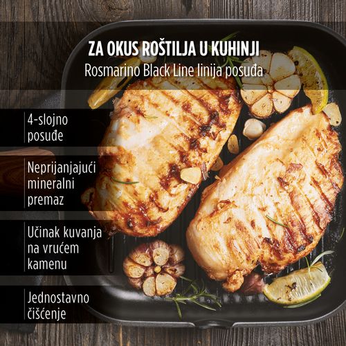 Grill tiganj Rosmarino Black Line - 28 slika 3