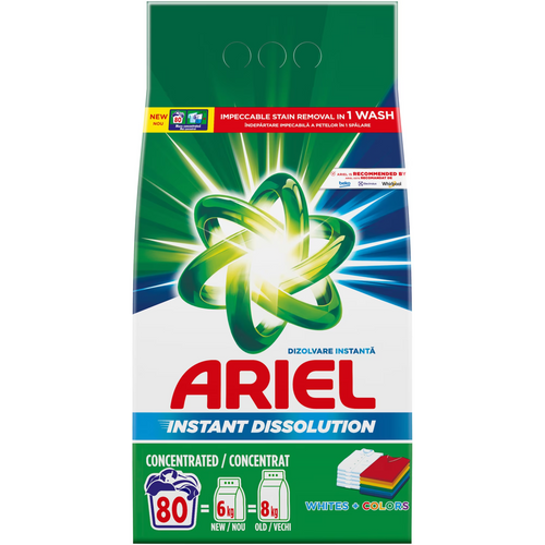 Ariel prašak za veš White&Color 6Kg,80 pranja slika 1