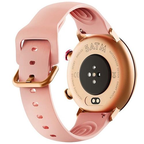 Oukitel BT60 pink Smart Watch ženski 230mAh/Heart rate/SpO2/Blood Pressure/Voice-Assist/Acceler slika 8