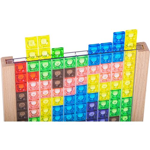 Montessori vertikalni tetris u drvenom okviru slika 7