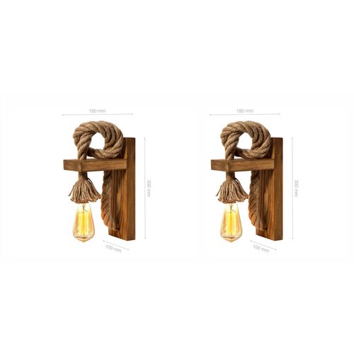 KN15 Brown
Gold Wall Lamp Set (2 Pieces) slika 2