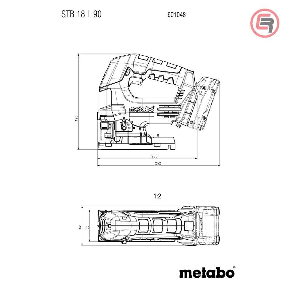 Metabo Pila Ubodna Aku STB 18 L 90 - 18 V (bez baterije i punjača) – 601048850 slika 5
