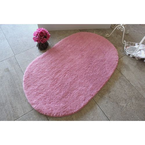Colourful Cotton Kupaonski tepih, Colors of Oval - Pink slika 1