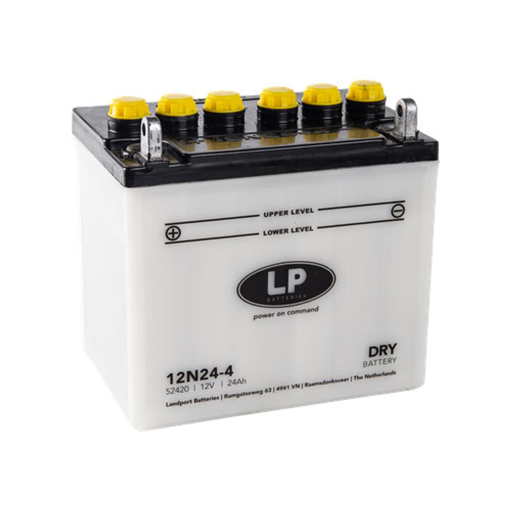 LANDPORT Akumulator Za Kosilice 12N24-4 L+ (184X124X174 Mm) slika 1