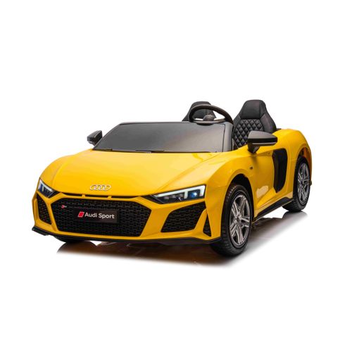 Licencirani auto na akumulator Audi R8 Spyder LIFT - dvosjed - žuti slika 10