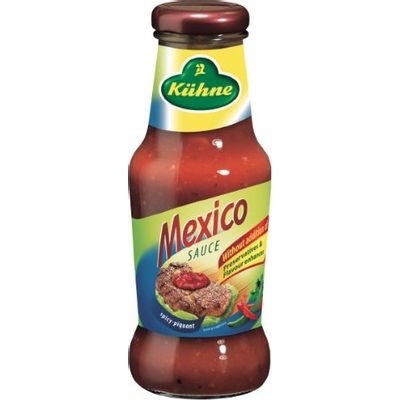 Kühne - Mexico sauce - Meksički umak
Neto masa: 250g
Proizvođač: Carl Kuhne G.m.b.h.
Zemlja podrijetla: Njemačka
Uvjeti čuvanja: Čuvati na suhom i hladnom mjestu