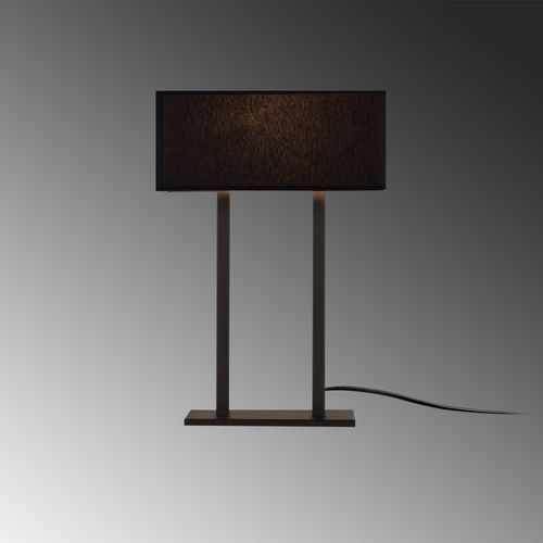 Opviq Stolna lampa SALIHINI metalna crna, 35 x 15 cm, visina 52 cm, E 27 40 W, Salihini - MR-615 slika 6