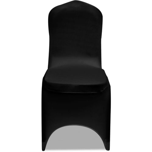 Navlake za stolice rastezljive crne 30 kom slika 9