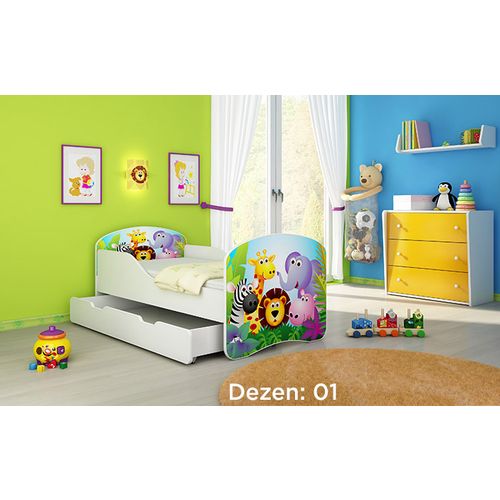 Deciji krevet ACMA I 140x70 F + dusek 6 cm1 slika 1