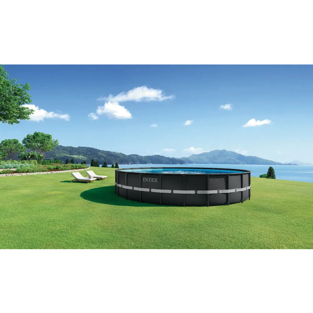 Intex montažni bazen 732 x 132 cm Ultra XTR Frame, tamno siva - 26340NP slika 2
