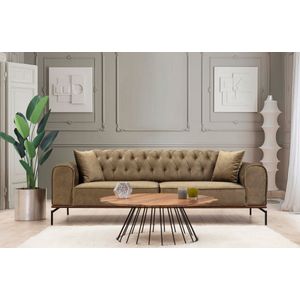 Atelier Del Sofa Siesta With Capitone Trosed - Braon-Zelena Boja Trosed na RazvlaÄenje