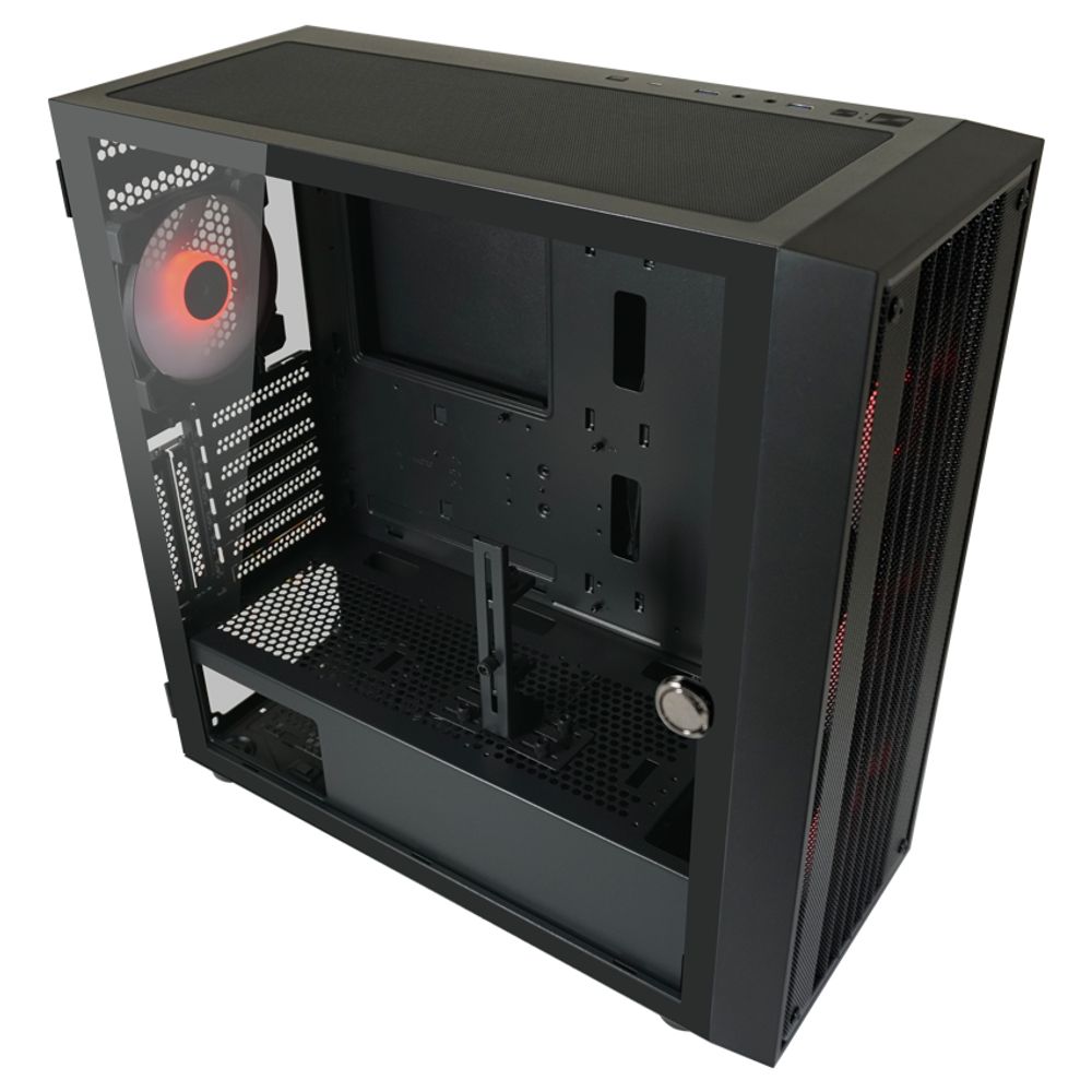 LC-Power Case Gaming 810BE-ATX, ATX, Micro ATX, MiniITX4x 120mm ARGB fans, tempered glass slika 3