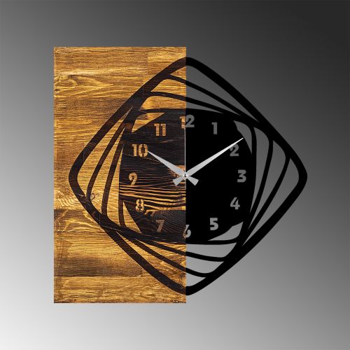 Wallity Ukrasni drveni zidni sat, Wooden Clock 4 slika 6