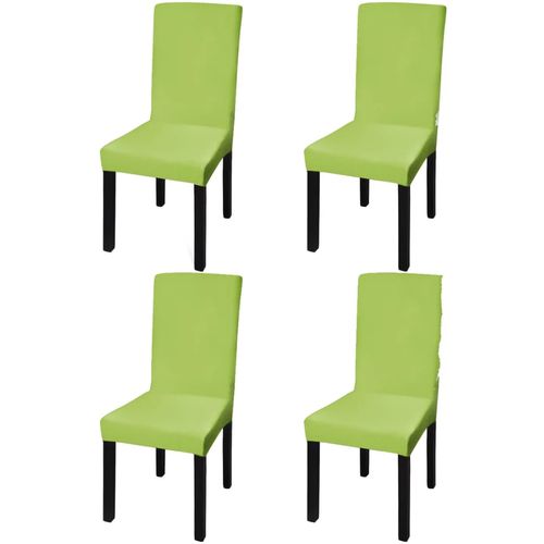 Rastezljive navlake za stolice 4 kom Zelena boja slika 6