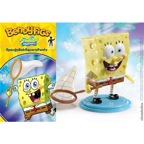 NOBLE COLLECTION - NICKELODEON - BENDYFIGS - SPUŽVA BOB SKOCKANI slika 3