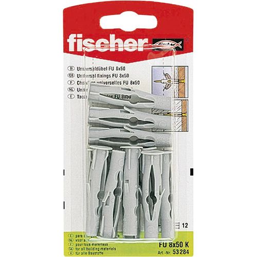 Fischer FU 8 x 50 K univerzalna tipla 50 mm 8 mm 53284 12 St. slika 1