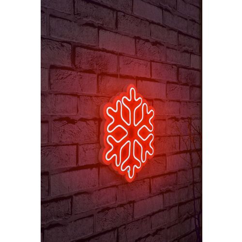 Wallity Ukrasna plastična LED rasvjeta, Snowflake - Red slika 10