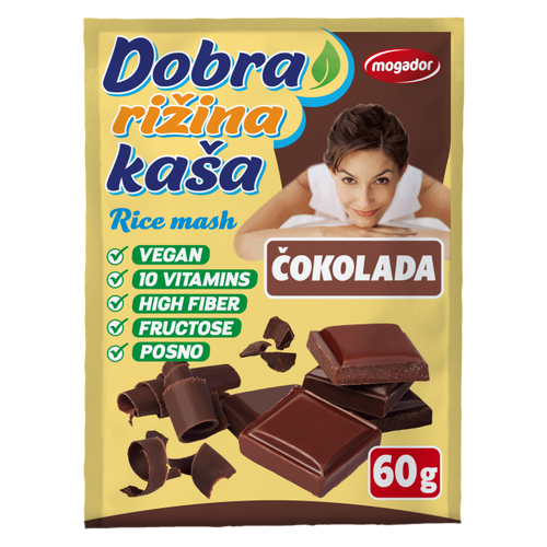 Dobra rižina kaša sa čokoladom bez glutena 60g slika 1