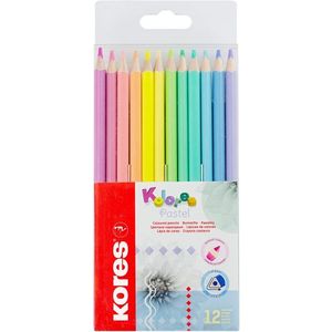 Kores Bojice drvene 12/1 KOLORES PASTEL