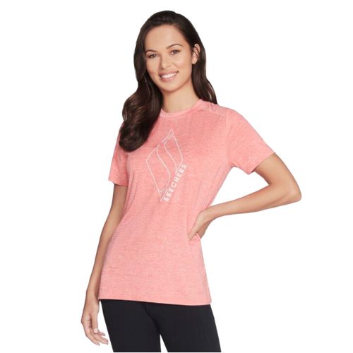 Skechers Ženska Majica Kratkih Rukava Diamond Blissful Tee W1TS327-CRL slika 1