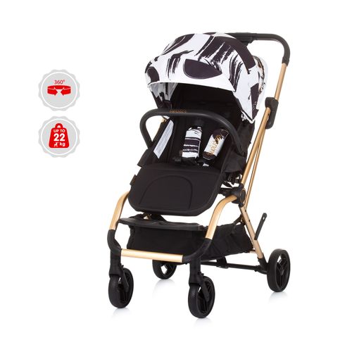 Chipolino kolica Twister Black / White slika 1