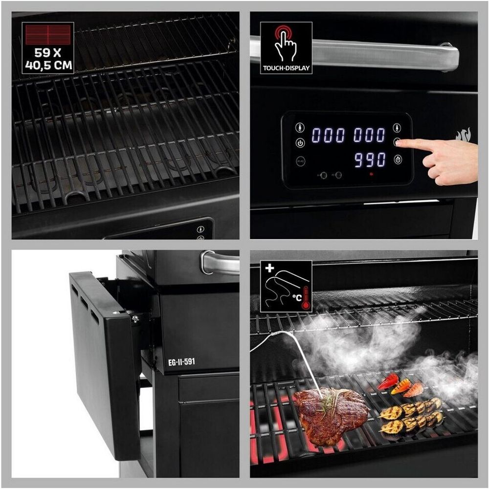 Landmann roštilj električni 121x57x116cm 3200w 01192  slika 3