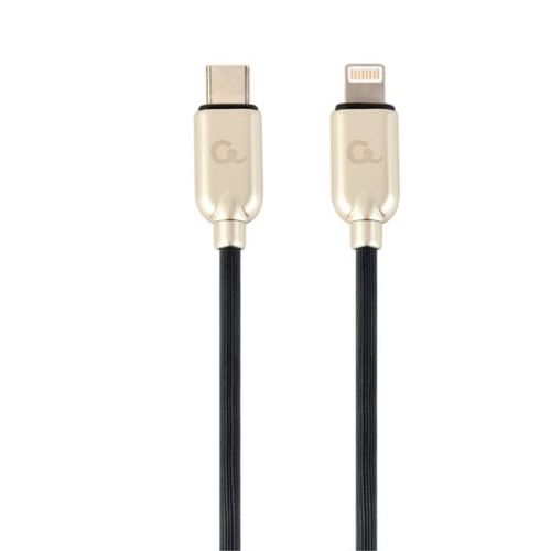 Gembird USB Type-C to 8-pin charging and data cable, 1 m, black slika 1
