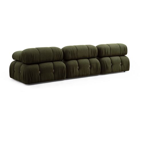 Ugaona Sofa Bubble Green L1-O1-1R-PUF u Zelenoj Boji slika 3