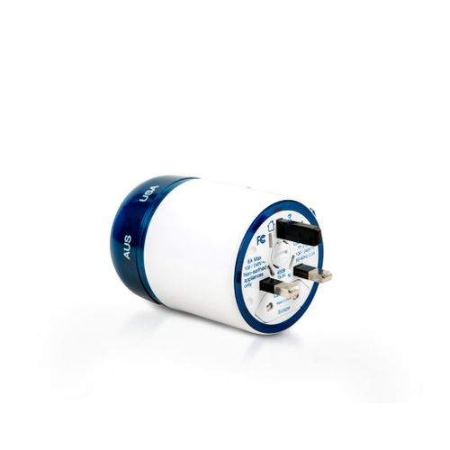 Travel Blue adapter Twist and Side i USB punjač dual Svijet za Europu (270) slika 1