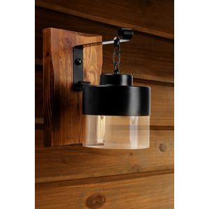 Alkım ceviz bal camlı aplik Black
Brown Wall Lamp