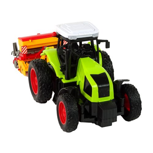 Traktor s balirkom na daljinsko upravljanje R/C 1:16 - zeleno/žuti slika 6