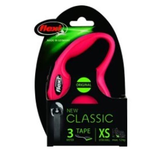 FLEXI NEW CLASSIC Vodilica za pse - Crvena XS, 3m, do 12kg slika 3