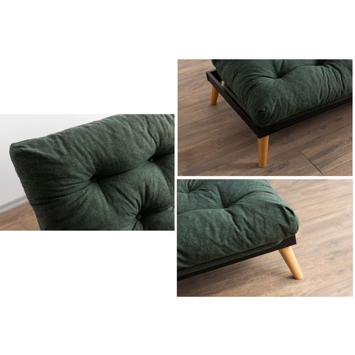 Saki - Green Green 3-Seat Sofa-Bed slika 9