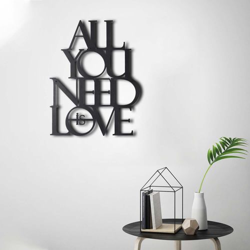 Wallity Metalna zidna dekoracija, All You Need Is Love slika 8